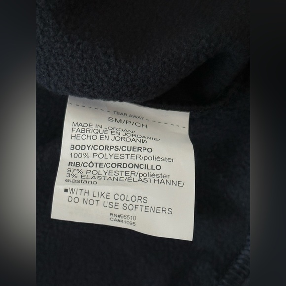 NEW Under Armour Men's Armour Fleece 1/2 Zip Pullover Black Size Small 1320745 - Picture 5 of 5